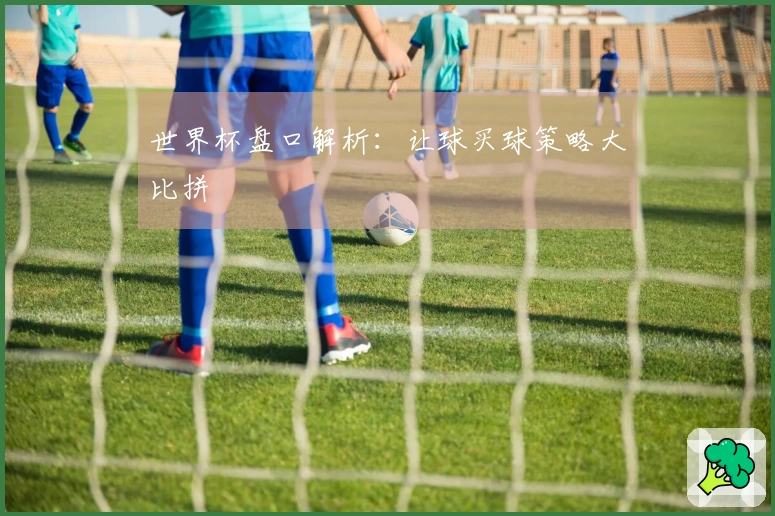 世界杯盘口解析：让球买球策略大比拼